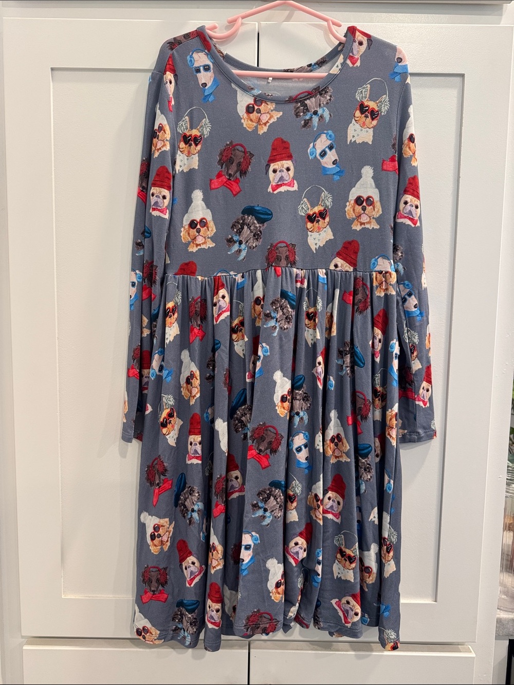 Posh Peanut  Dog Print dress